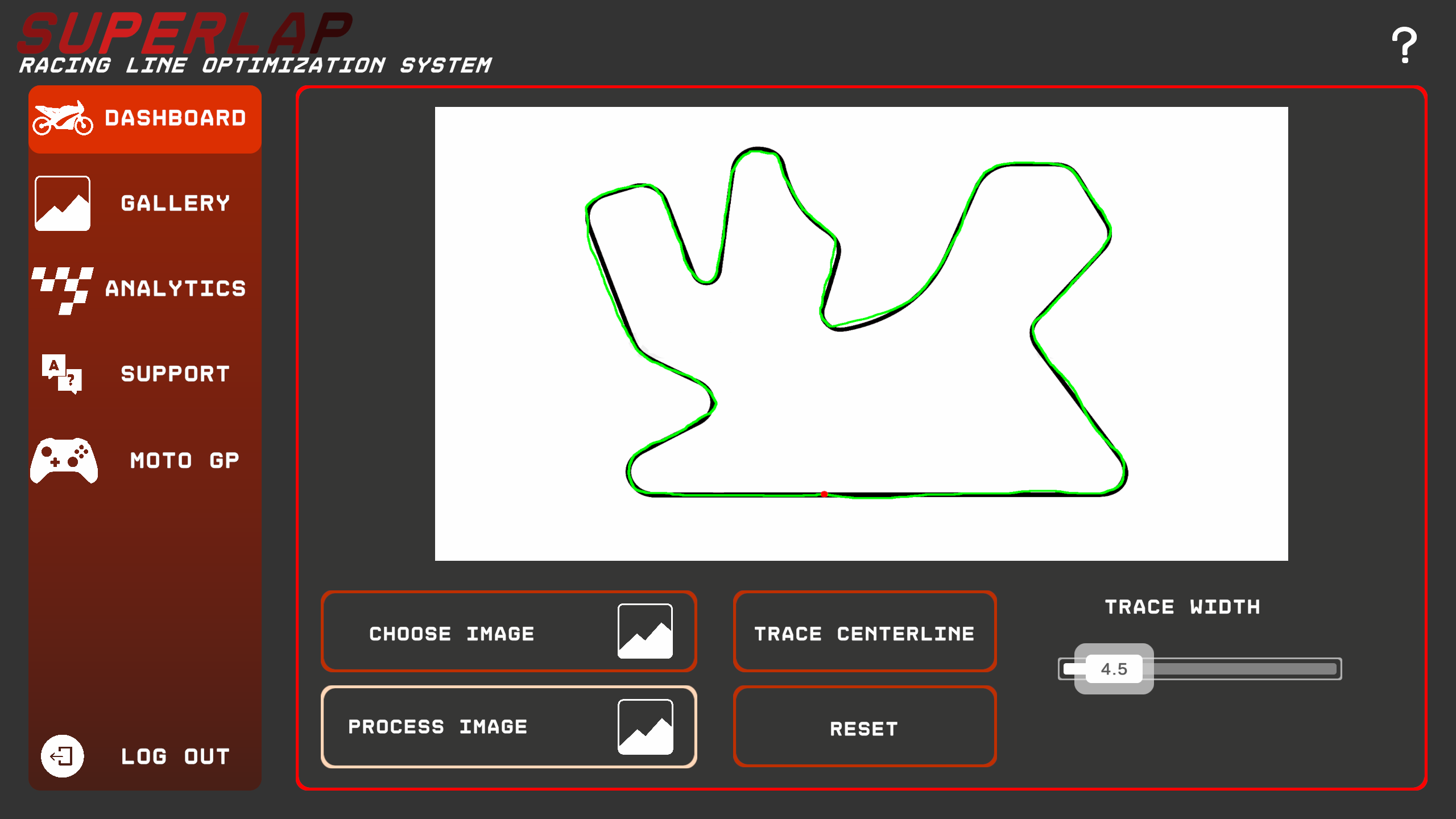 Centerline Drawn