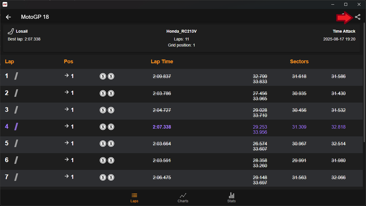 SRT Session Page